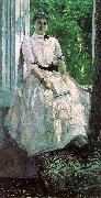 Konstantin Korovin Portrait of the Actress, Titiana Liubatovich oil painting on canvas